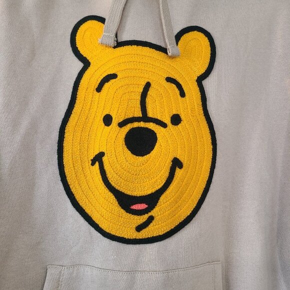 Disney Winnie The Pooh Embroidered Hoodie Sweatshirt Womens Large NEW Soft Cozy - Picture 5 of 7